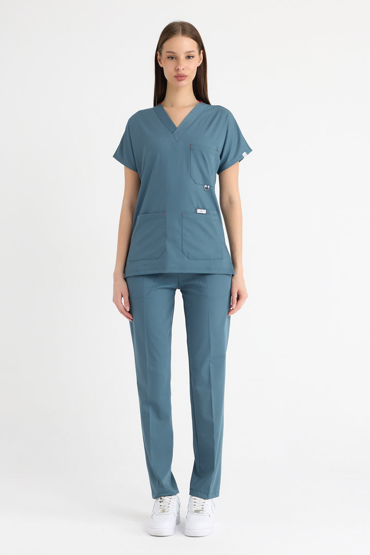 Fit Medical Premium униформa - Steel blue