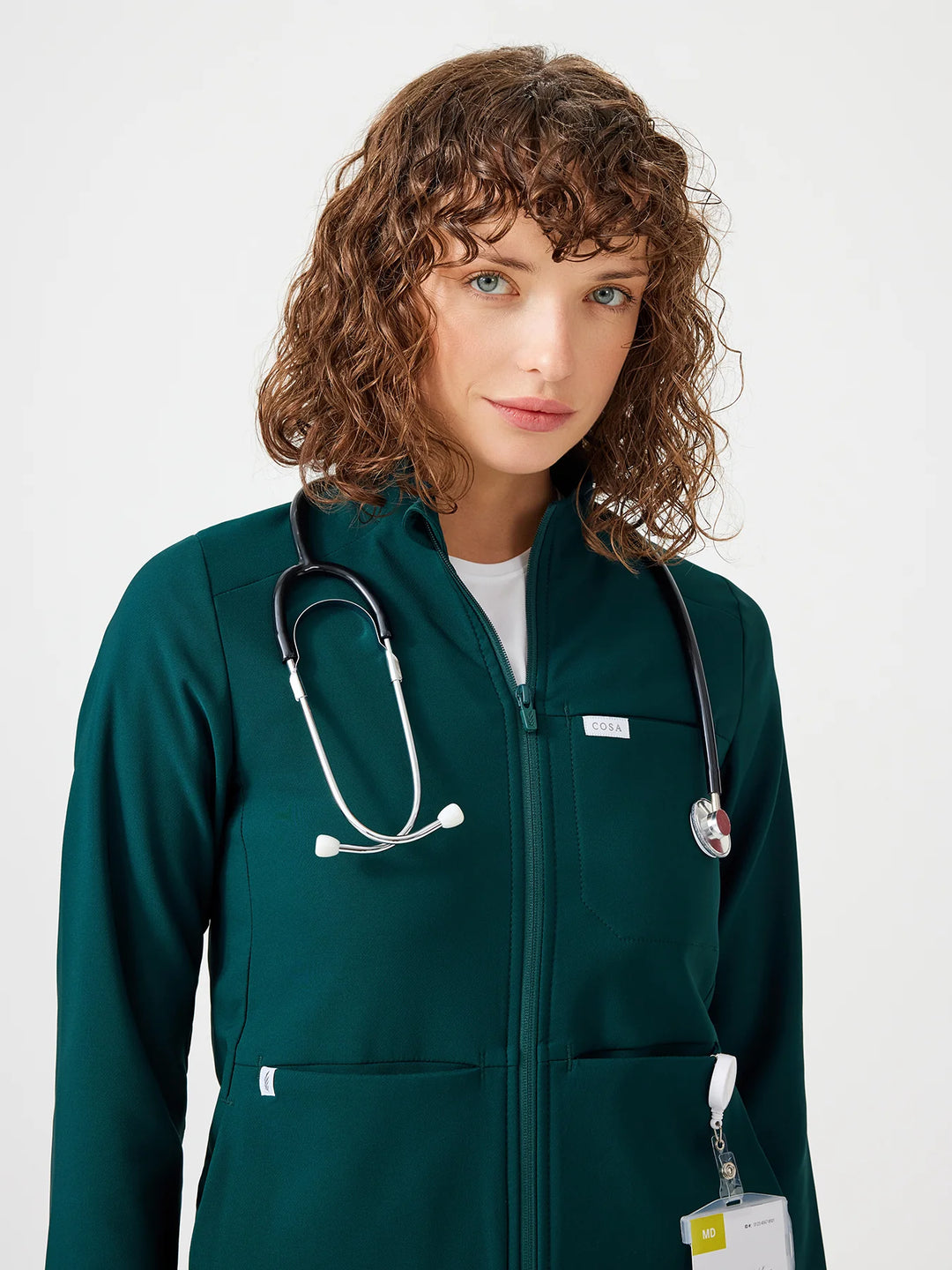 Fit Medical Uniform  Polar Jacket  Дамско - Петролено