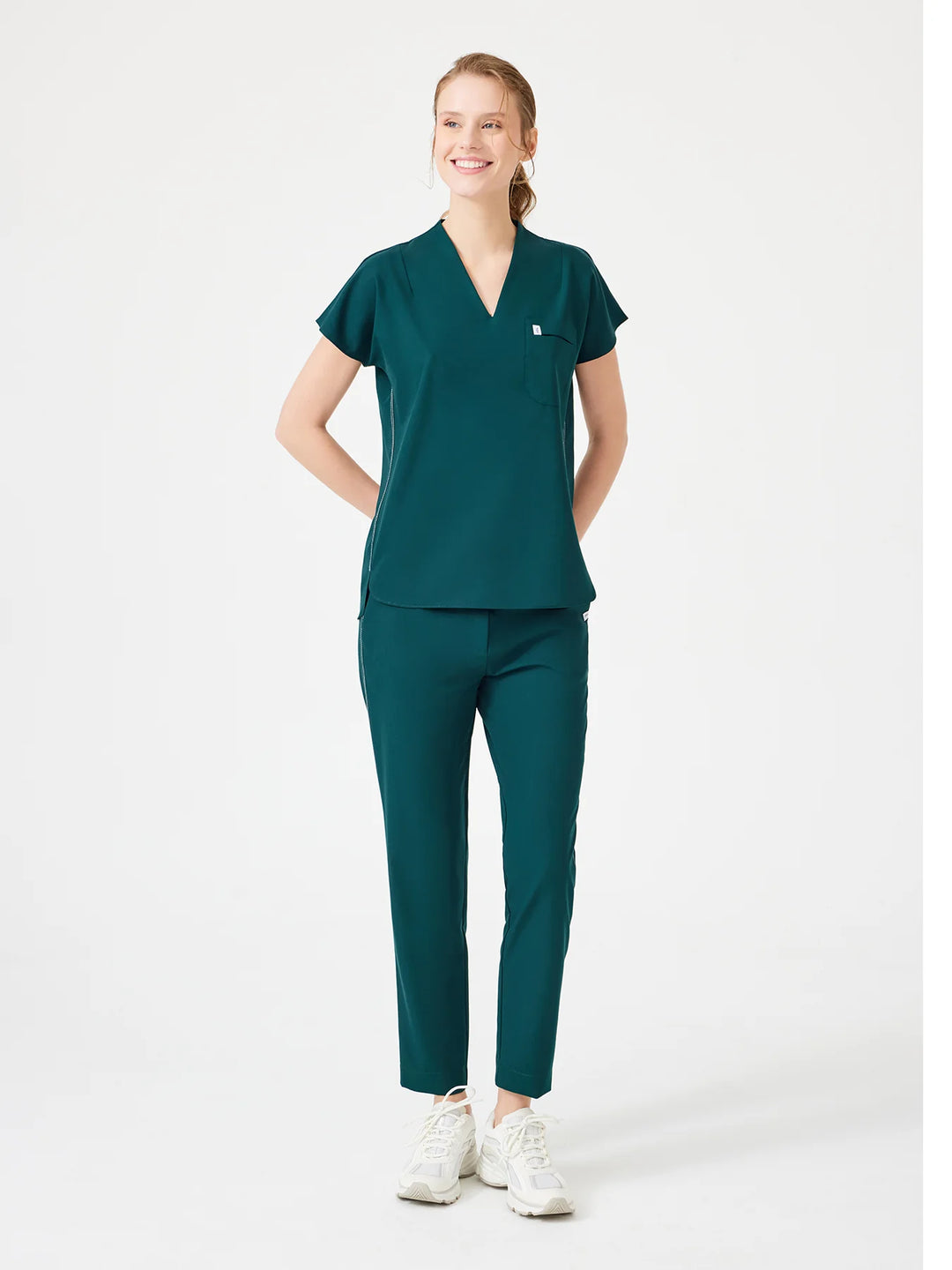 Fit Medical Медицинска туника Flora  -  Цвят Петролено Зелено