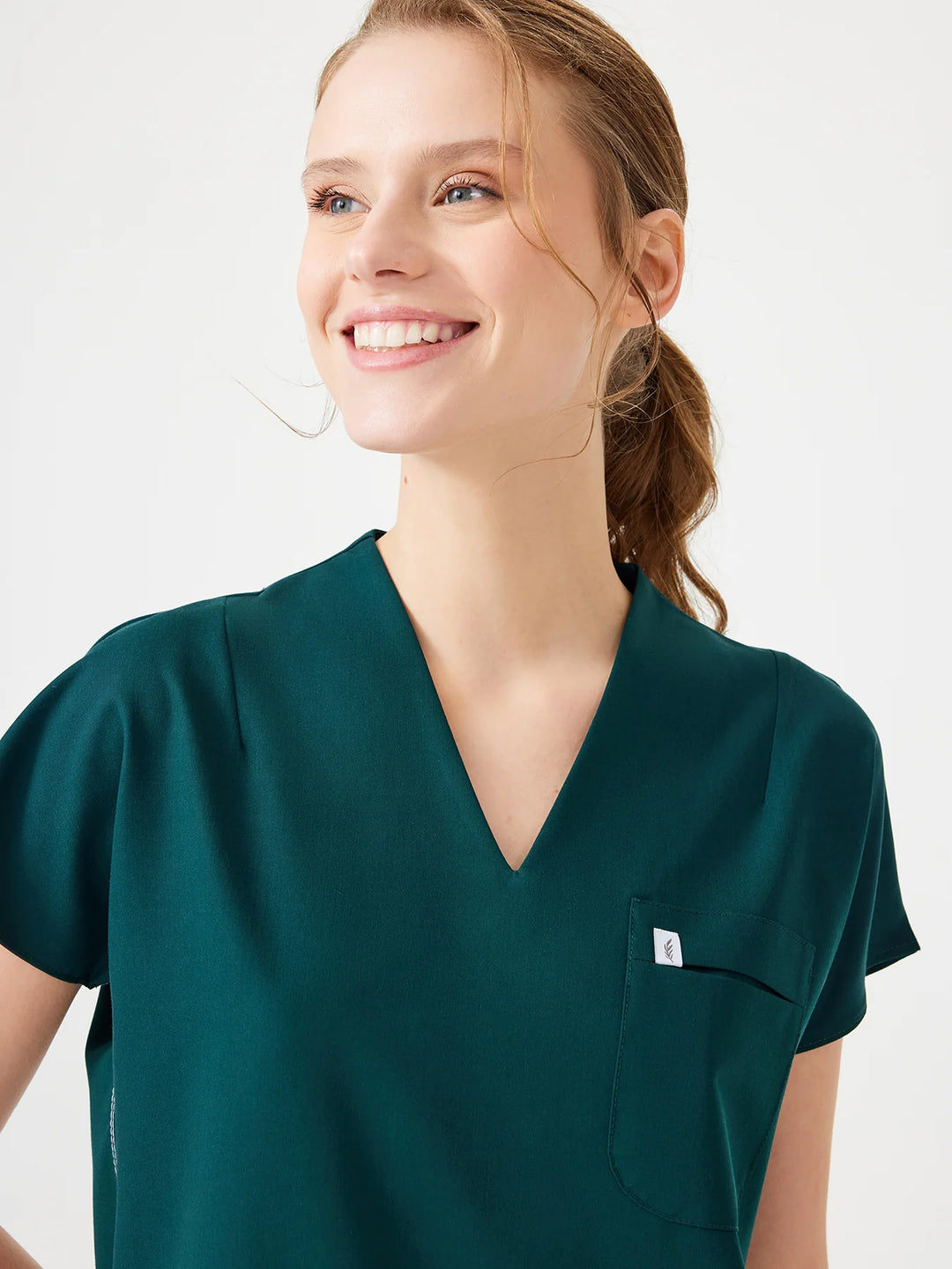 Fit Medical Медицинска туника Flora  -  Цвят Петролено Зелено