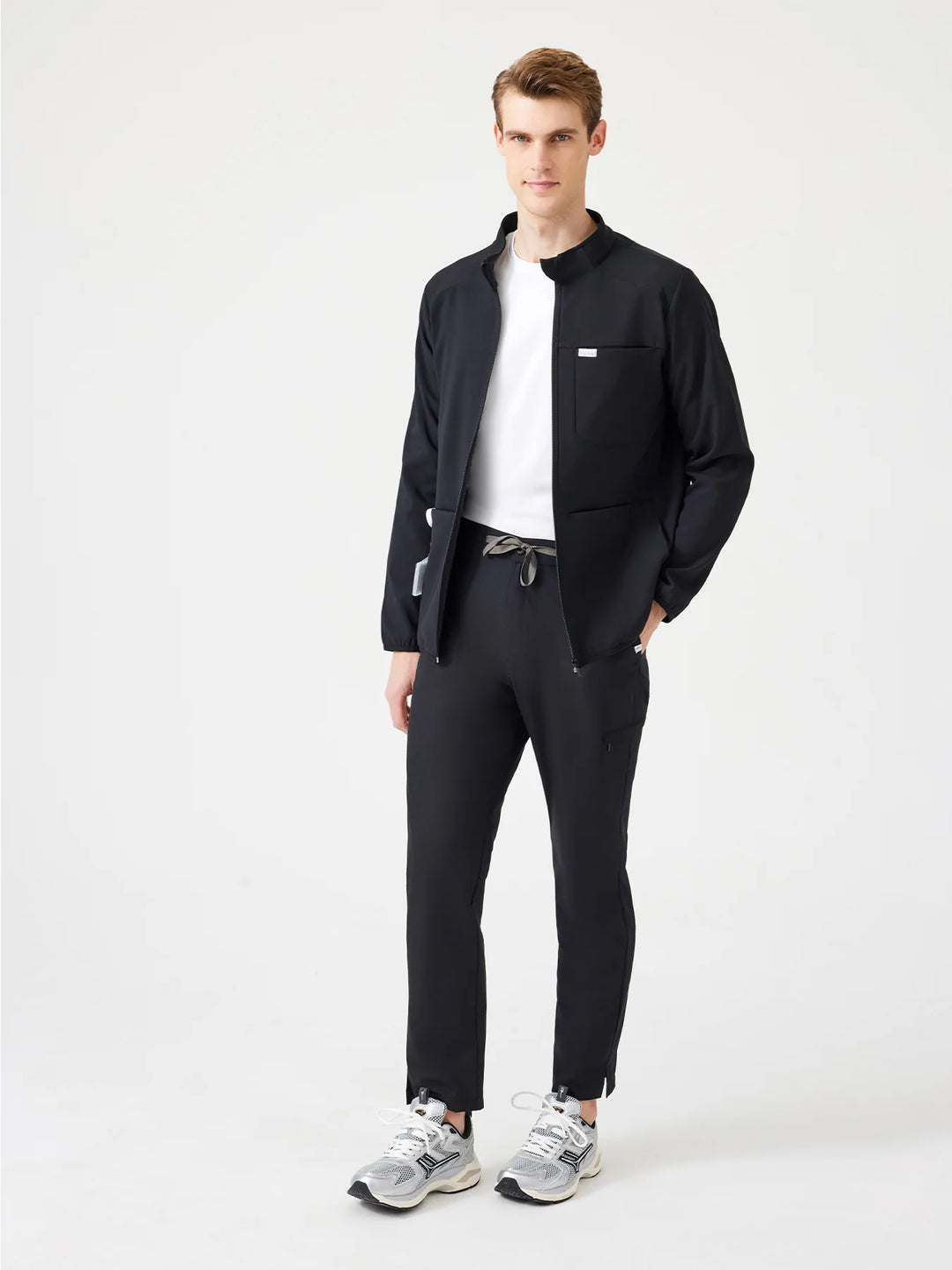 Fit Medical Uniform  Polar Jacket  MEN - Черен