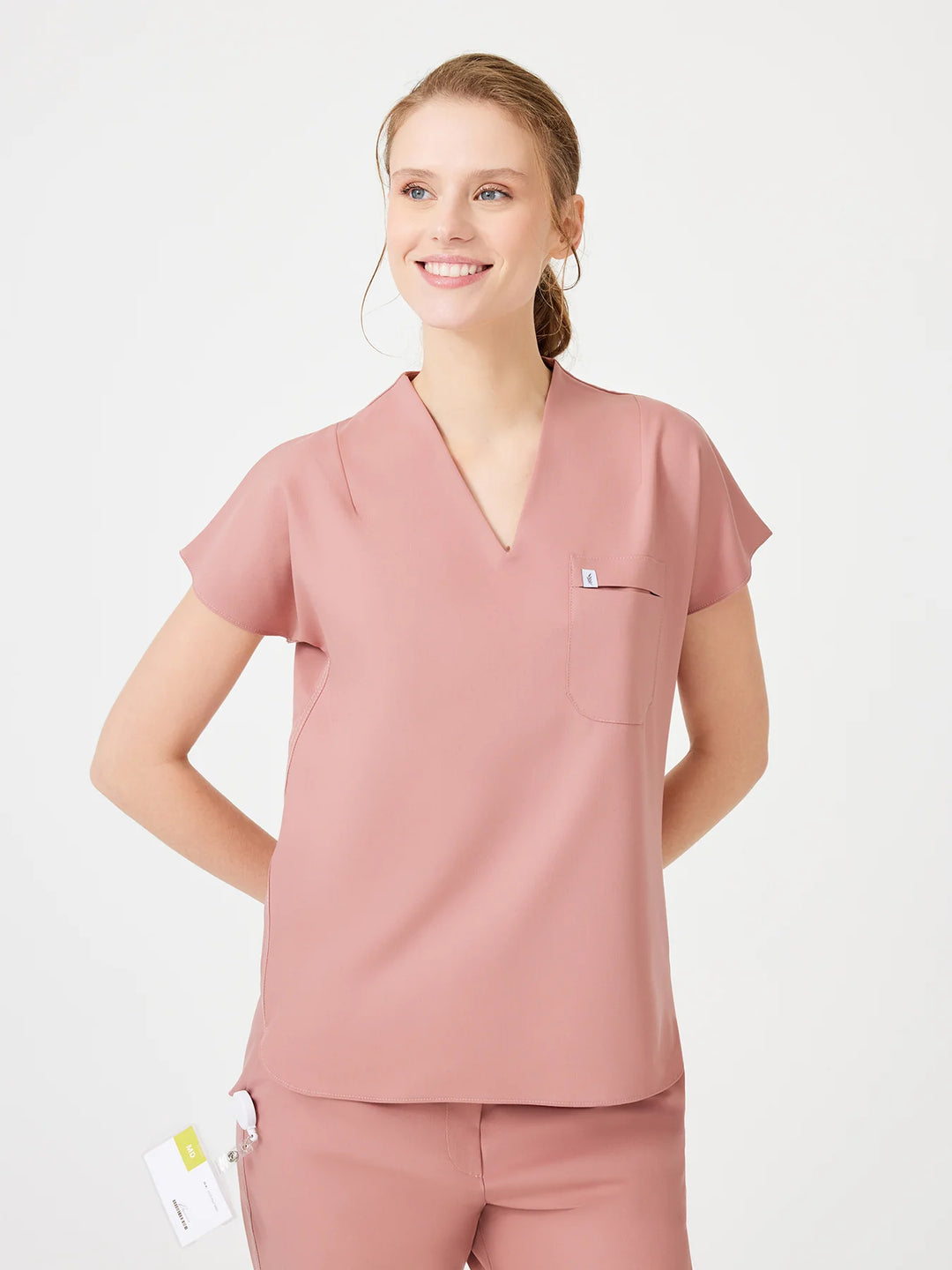 Fit Medical Медицинска туника Flora  -  Цвят Пудра