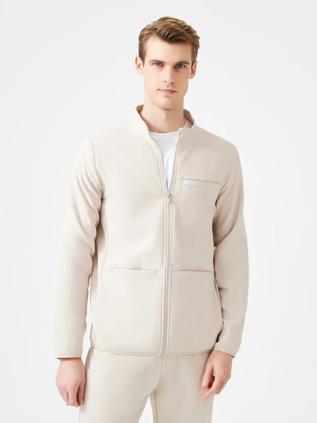 Fit Medical Uniform  Polar  Jacket  MEN - бежово