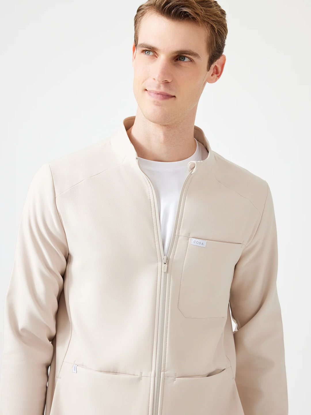 Fit Medical Uniform  Polar  Jacket  MEN - бежово
