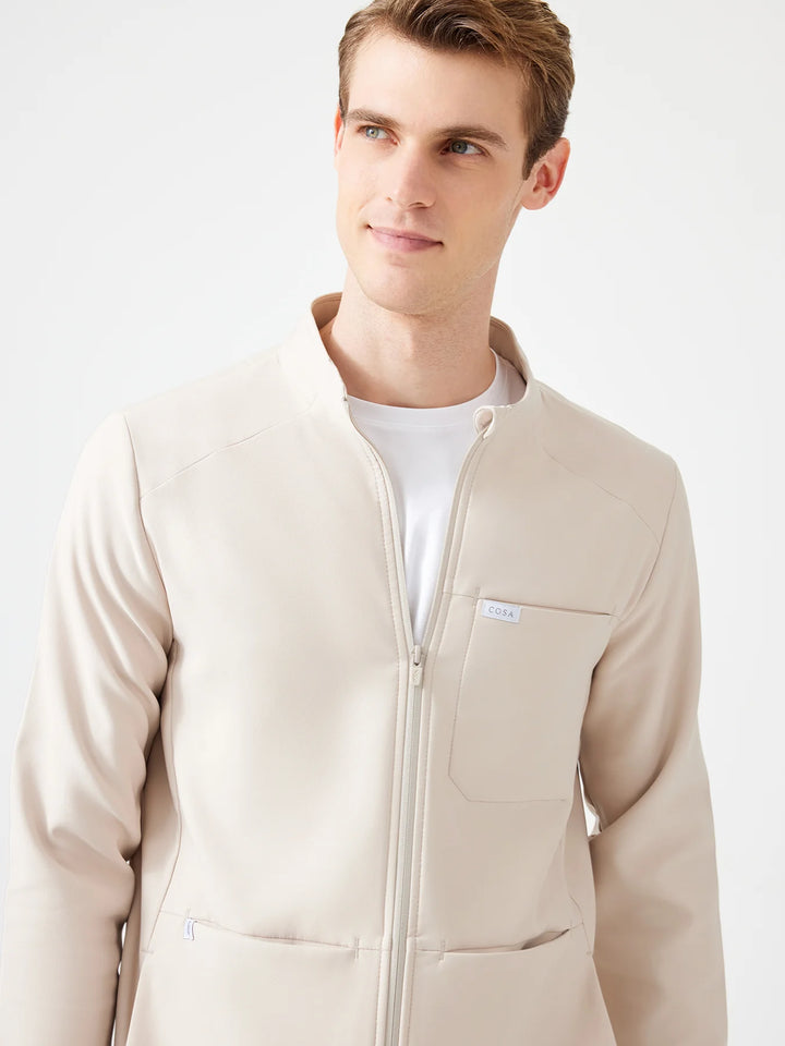 Fit Medical Uniform  Polar  Jacket  MEN - бежово