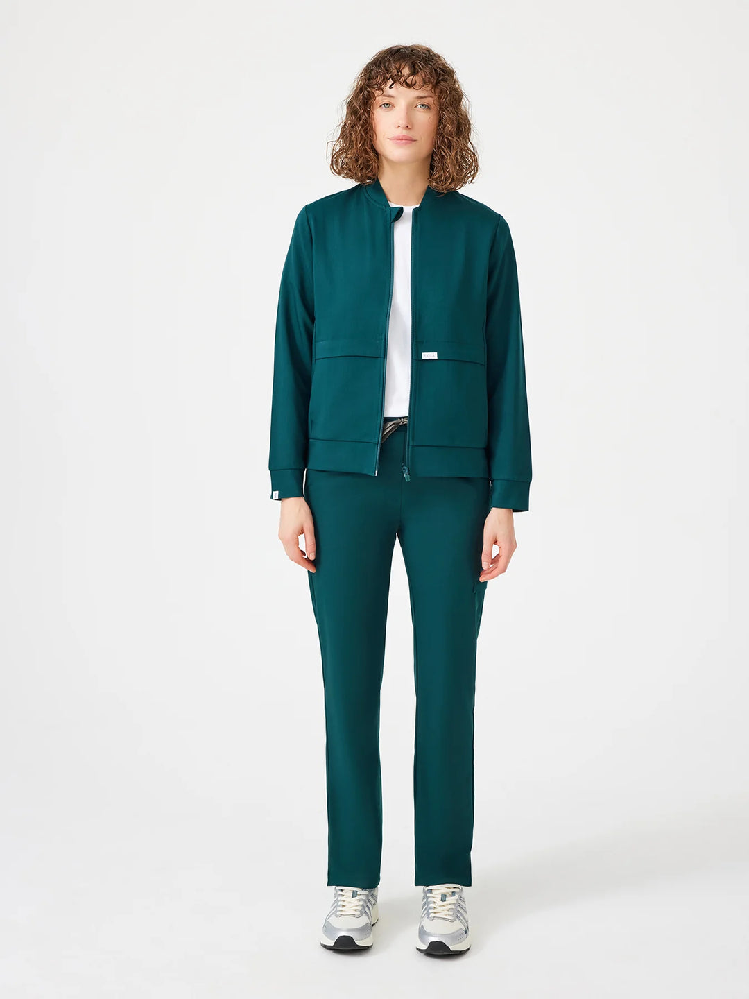Fit Medical Uniform Bomber Jacket  Дамско - Петролено