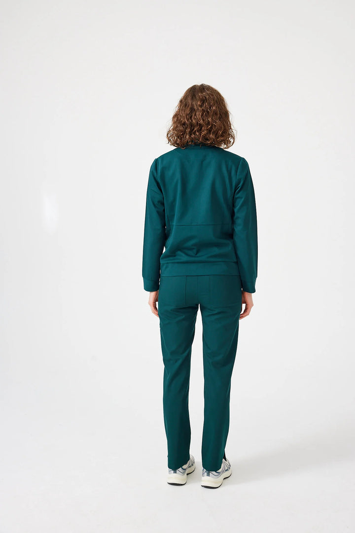 Fit Medical Uniform Bomber Jacket  Дамско - Петролено
