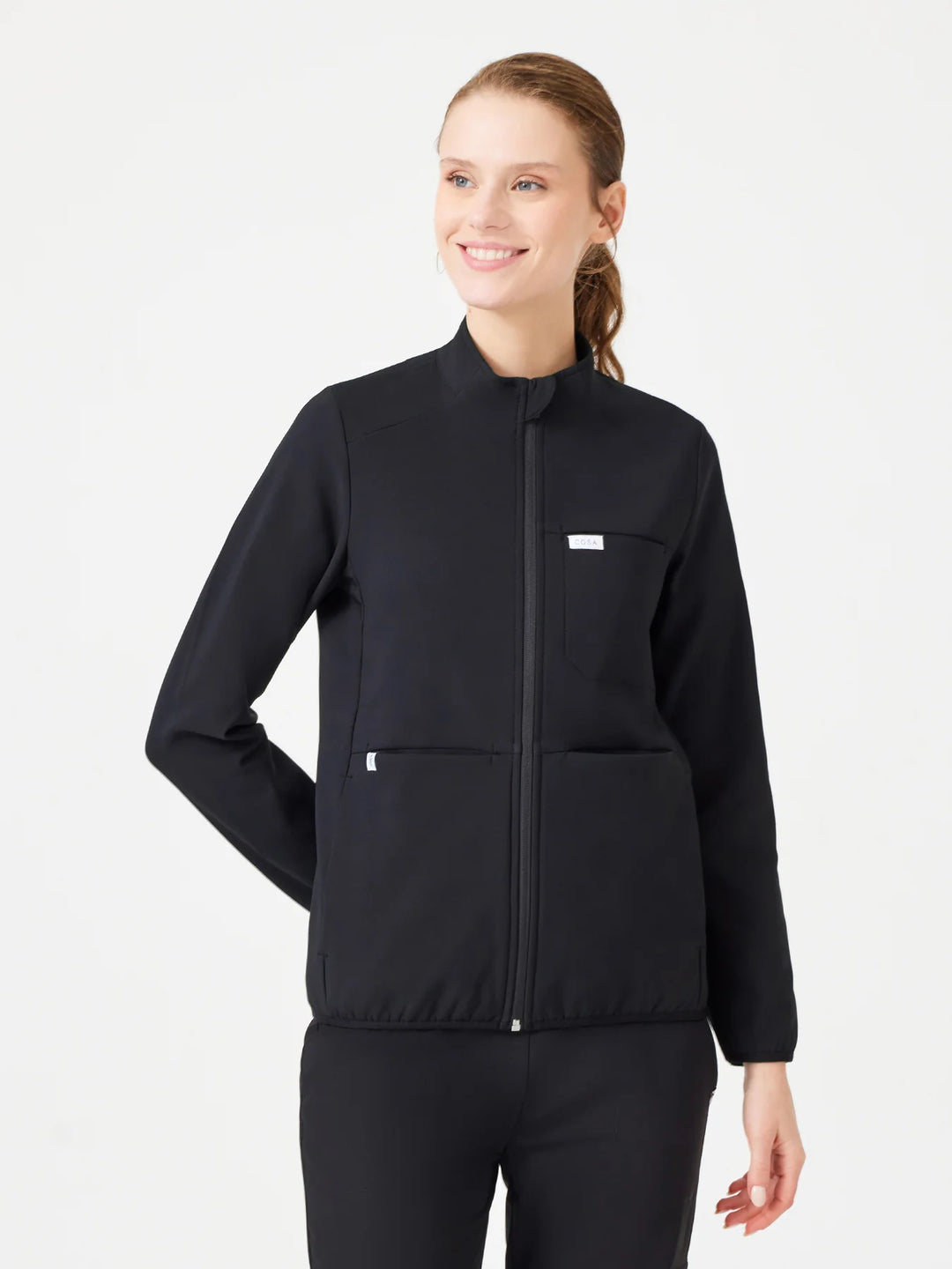 Fit Medical Uniform  Polar Jacket  Дамско - Черен