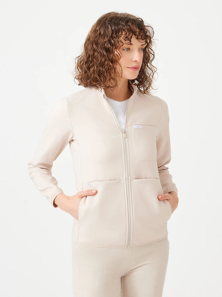 Fit Medical Uniform  Polar  Jacket  Дамско - бежово