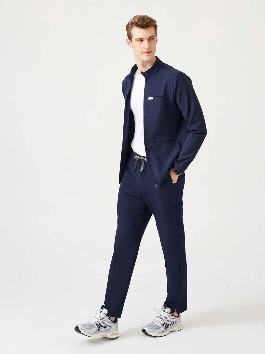 Fit Medical Uniform  Polar Jacket MEN - тъмносин цвят