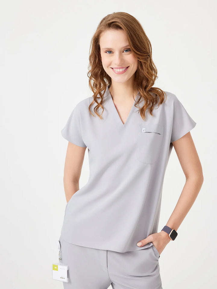 Fit Medical Медицинска туника Flora  -  Цвят Светло сиво