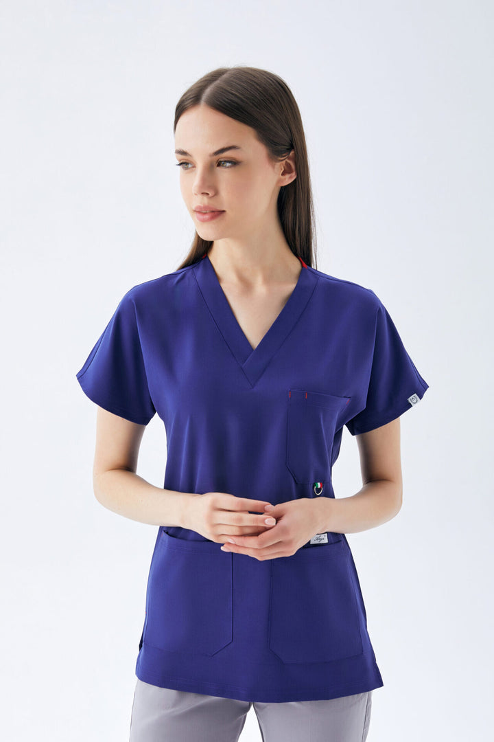 Fit Medical Premium униформa - Cив - Кралско синьо