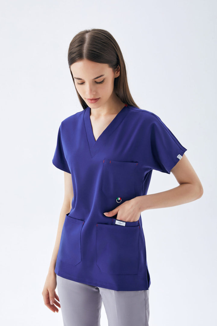 Fit Medical Premium униформa - Cив - Кралско синьо