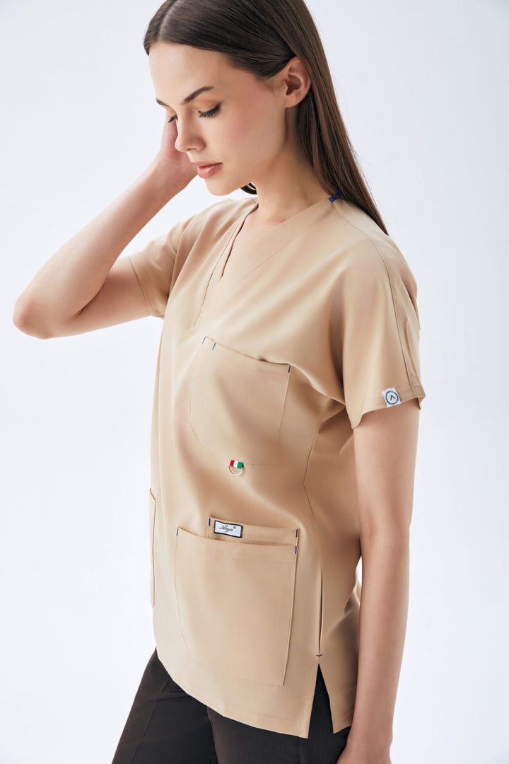 Fit Medical Premium униформa - Цвят  Бежово / кафяво