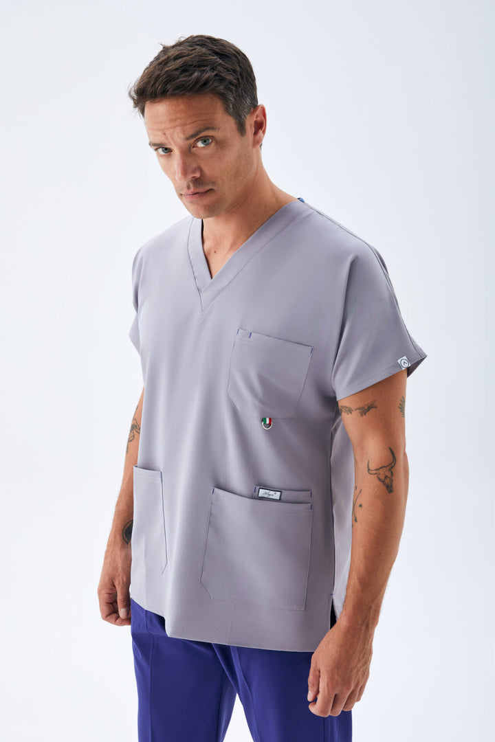 Fit Medical Premium униформa - Цвят Cив - Кралско синьо