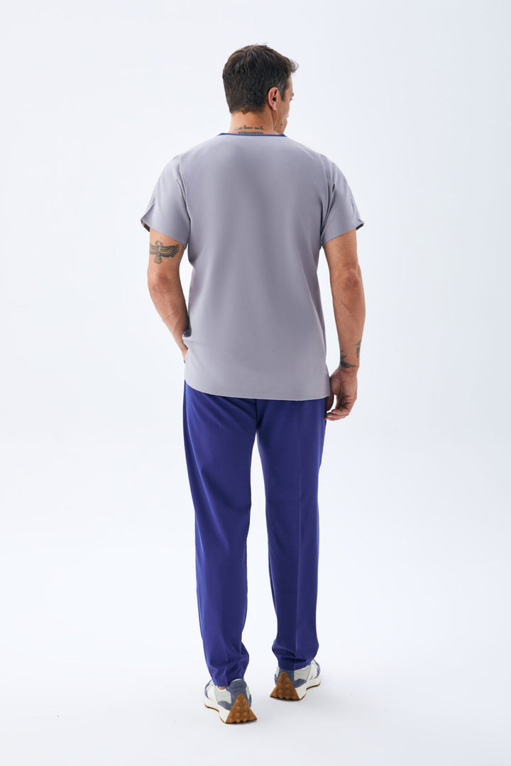 Fit Medical Premium униформa - Цвят Cив - Кралско синьо
