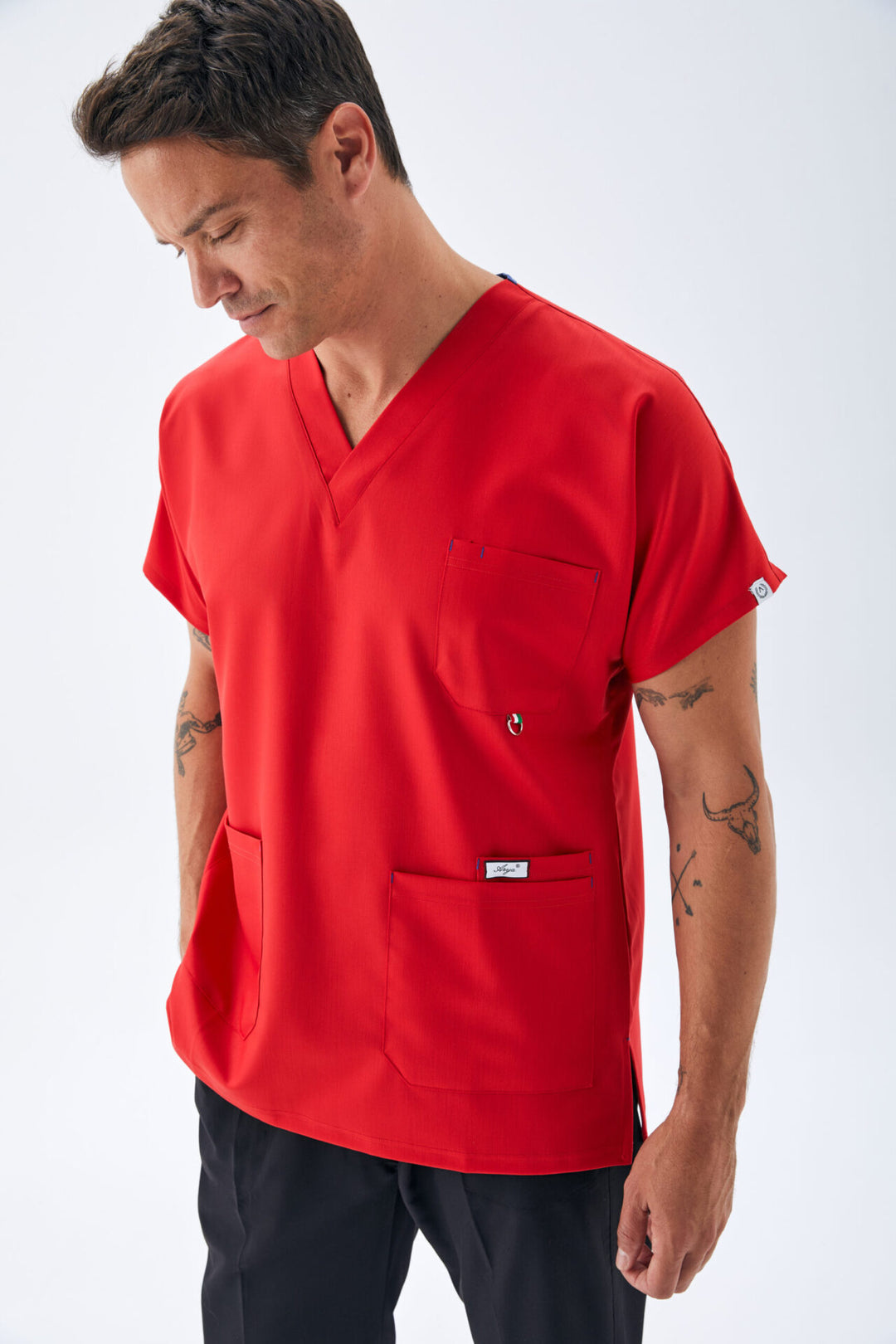 Fit Medical Premium униформa -  Червен-Черен