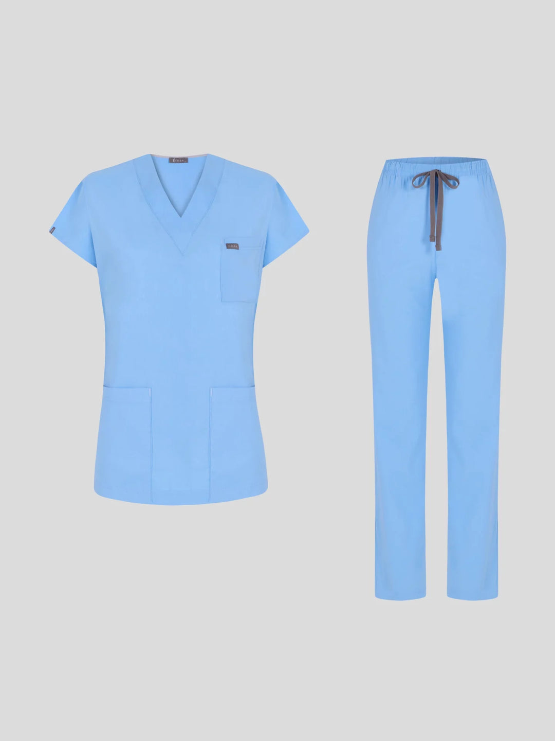 Fit Medical Basic- V Neck комплект унисекс - Цвят Светлосин