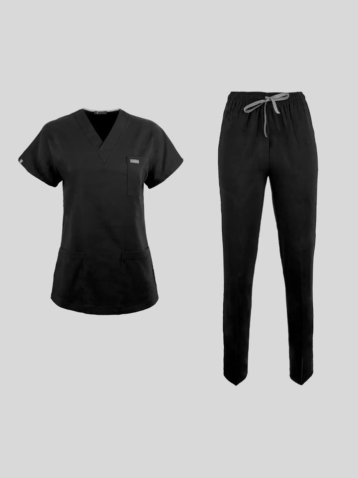 Fit Medical Basic- V Neck комплект унисекс - Цвят Черен