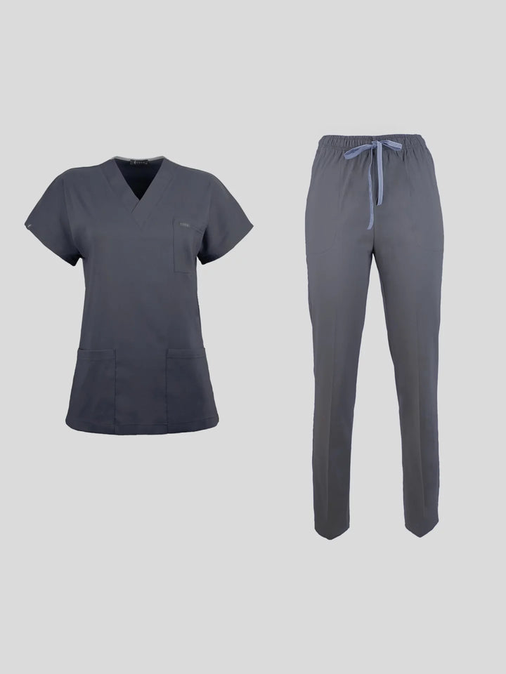 Fit Medical Basic- V Neck комплект унисекс - Цвят Антрацит
