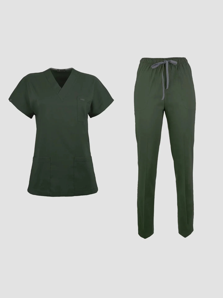 Fit Medical Basic- V Neck комплект унисекс - Цвят Каки